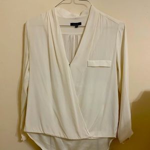 Drew Silk Wrap Blouse Medium
